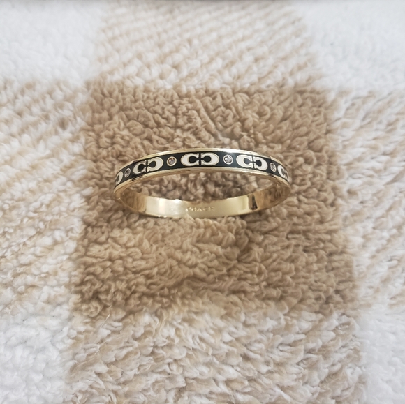 Signature Enamel Hinged Bangle - Picture 3 of 5